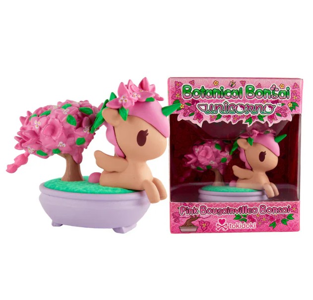 Tokidoki Unicorno Botanical Pink Bougainvillea Bonsai