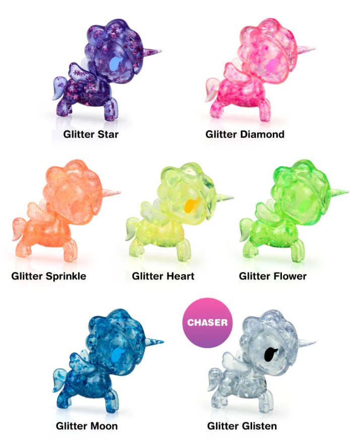 Tokidoki Unicorno lite - Shimmer Glitter Blind Box Figure