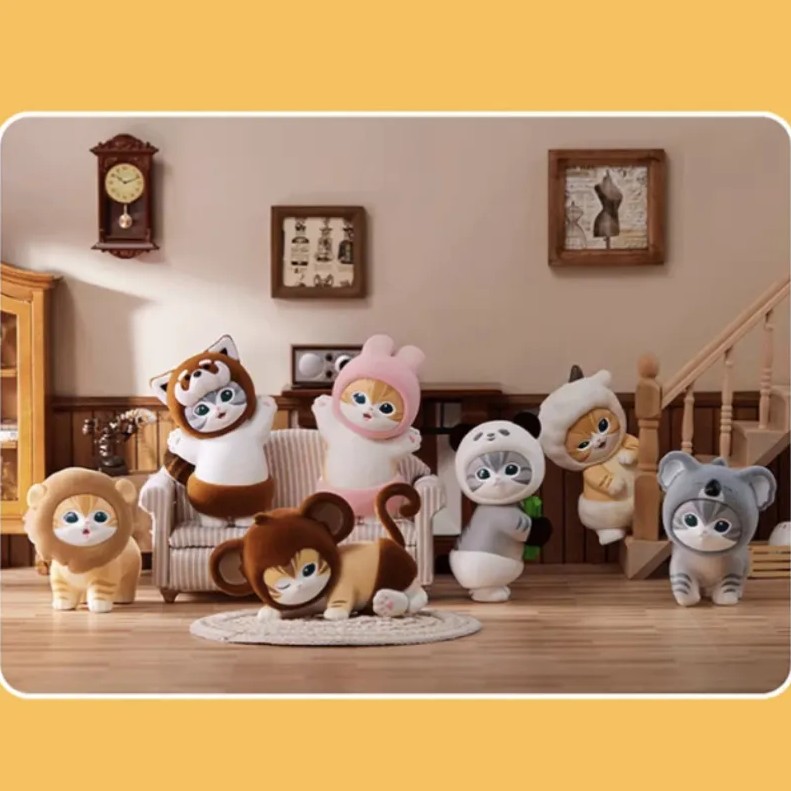 Mofusand Fluffy Kittens Figure - Random Blind Box