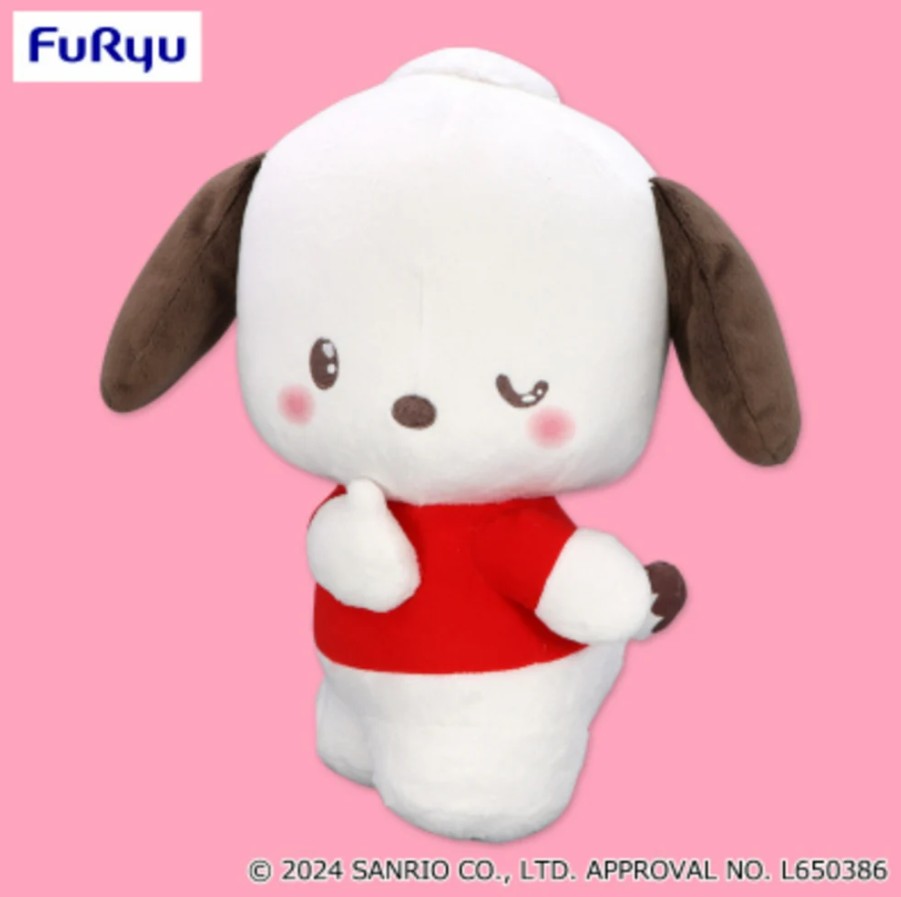 Pochacco Looking Back Plush Doll, Big Size, Sanrio, 12 Inches, Furyu