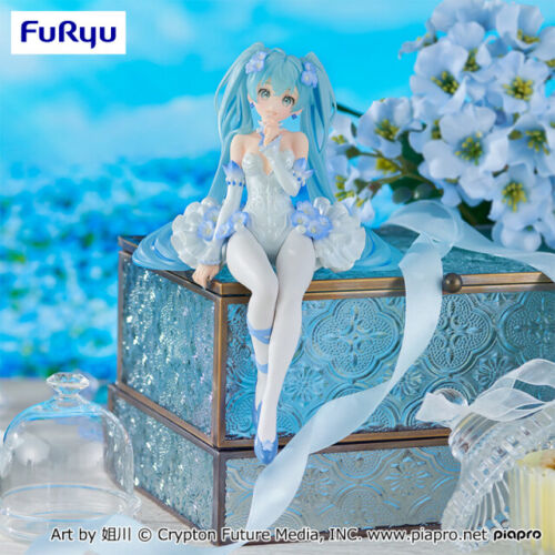 Miku Hatsune Figure, Flower Fairy Nemophila Noodle Stopper, Vocaloid, Furyu