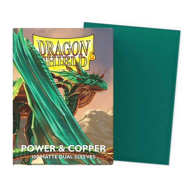 Dragon Shield - Power & Copper - Matte Dual Sleeves - Card Sleeves (100ct)