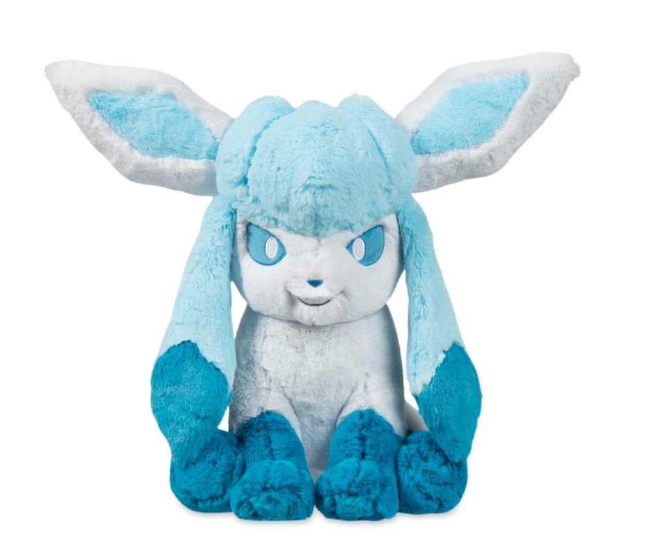 Glaceon Plush Doll Fuzzy Comfy Friends 17 Inches Pokemon Center