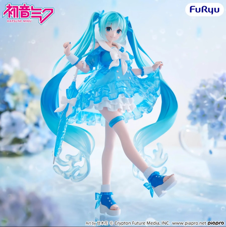 Hatsune Miku Figure, Trio Try It, Rainy Dance, Vocaloid, Furyu