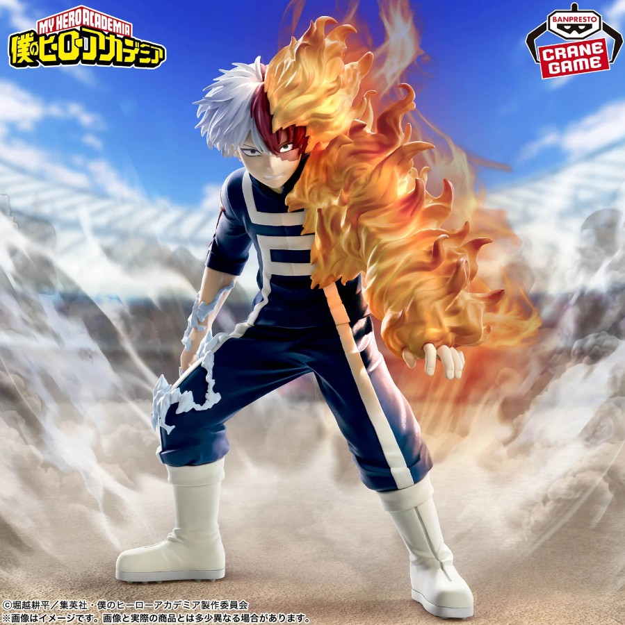 Shoto Todoroki Figure, Amazing Heroes, My Hero Academia, Banpresto