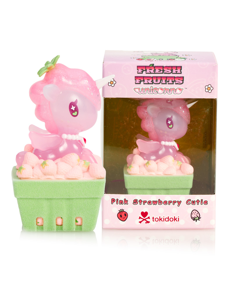 tokidoki Fresh Fruit Unicorno - Special Edition - Pink Strawberry Cutie