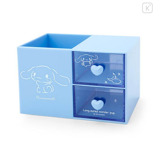 Cinnamoroll Plastic Pen Stand with Drawers Blue Sanrio