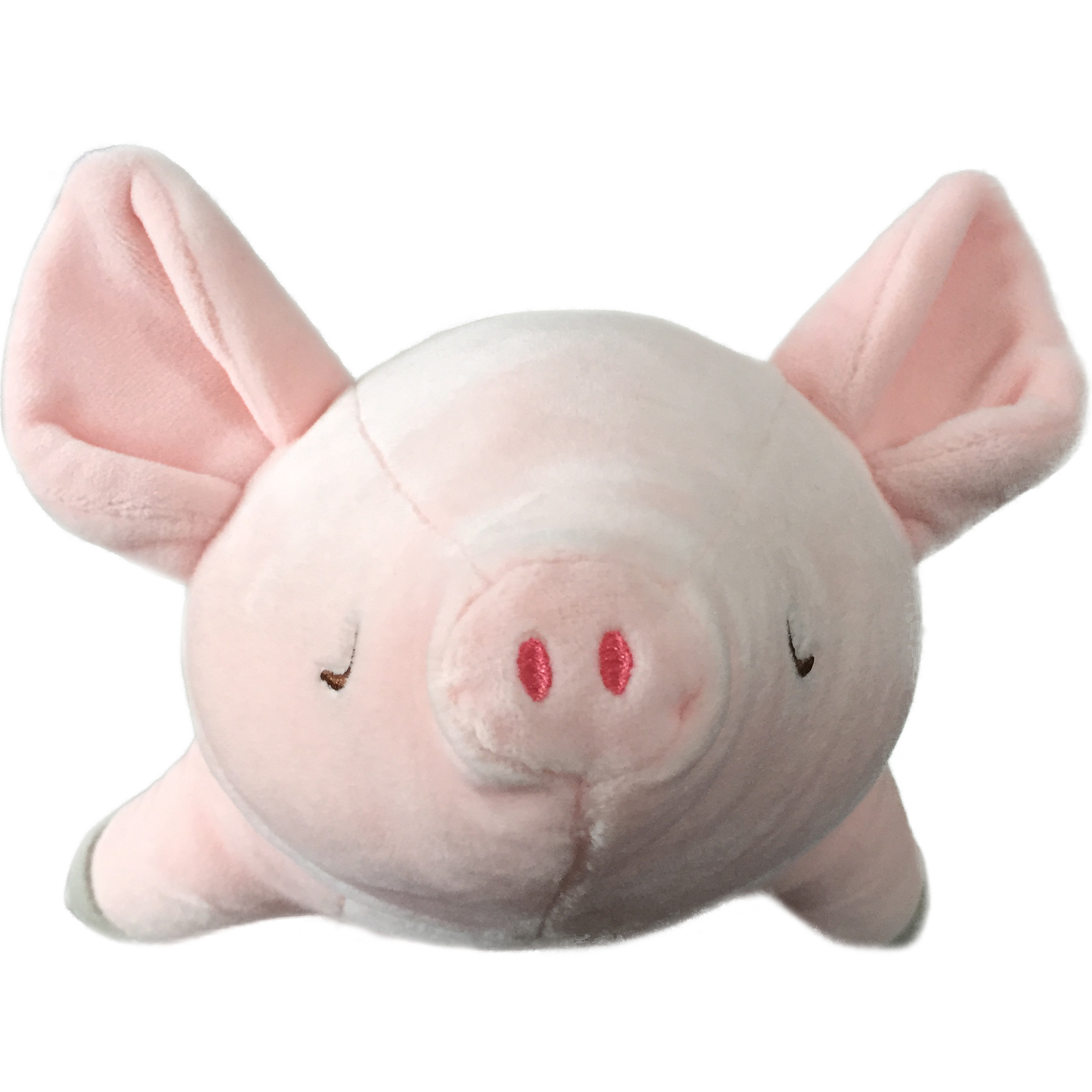 Pig Plush, Sleeping, 16 Inches