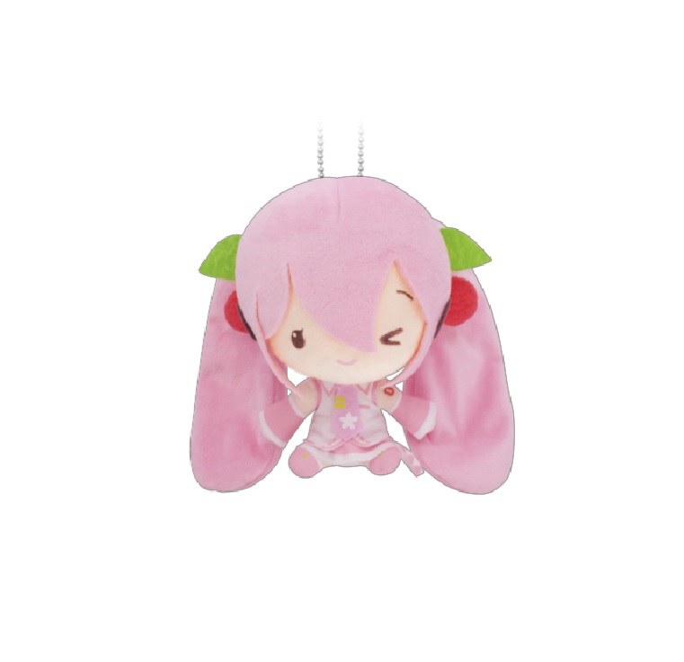 Sakura Miku Plush Doll Keychain Miku Hatsune Winking Ver. Vocaloid 6 Inches Taito