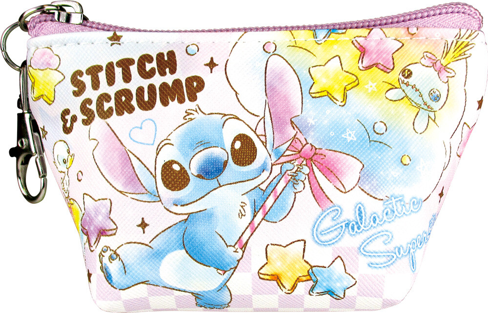 Stitch Triangle Mini Pouch Colorful Dream Disney