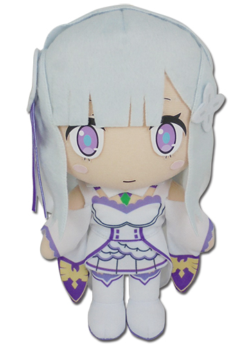 Emilia Plush Doll, Re: Zero, 8 Inches