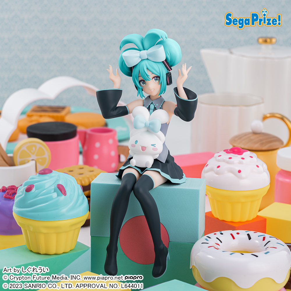 Hatsune Miku x Cinnamoroll Figure, CinnaMiku, Vocaloid, Sega