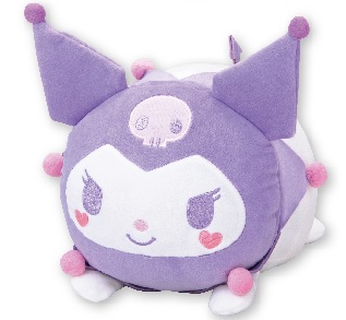 Kuromi Plush Doll, Relax Time, Sanrio Characters, Mochi, 9 Inches, Eikoh