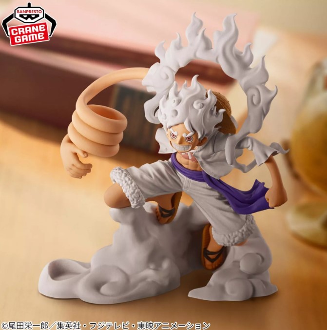 Monkey D. Luffy Figure, Gear 5, FigLife, One Piece, Banpresto