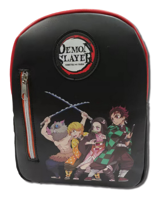 Demon Slayer Kimetsu No Yaiba Group Mini Backpack Pink