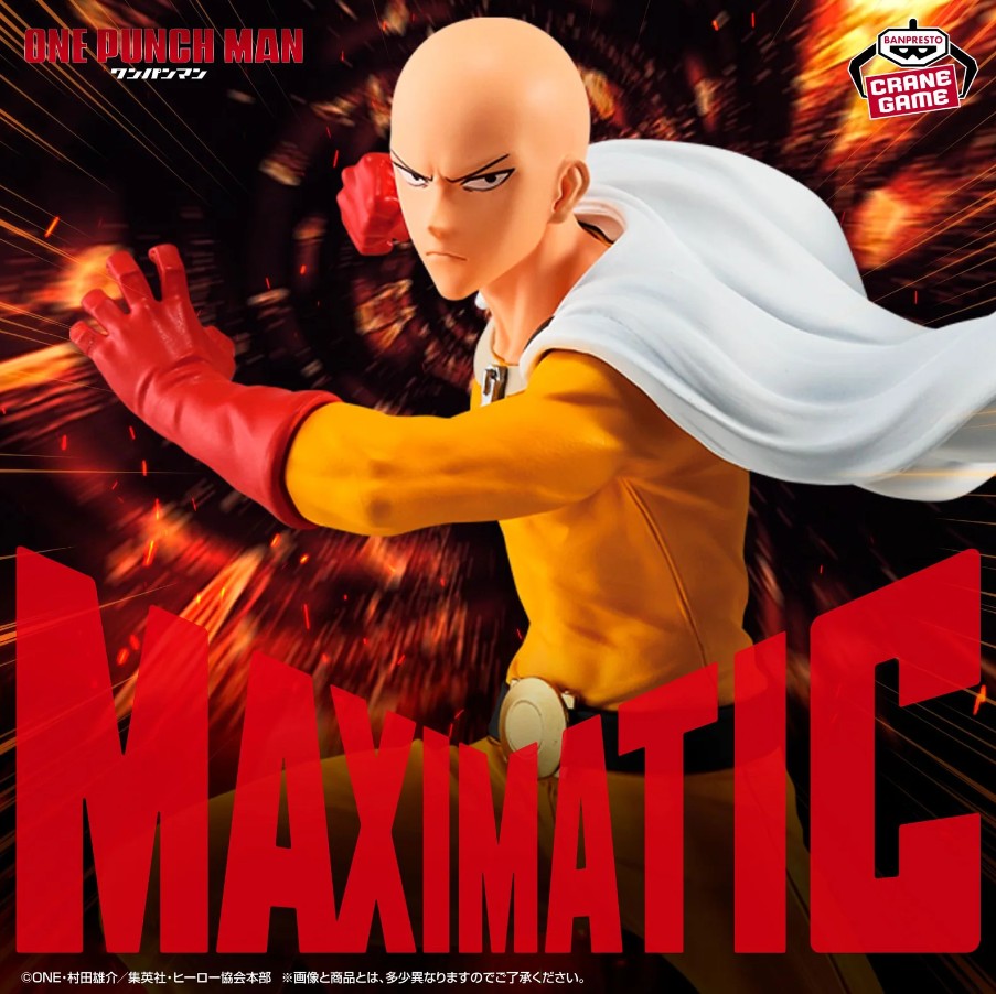 Saitama Figure, Maximatic, One Punch Man, Banpresto
