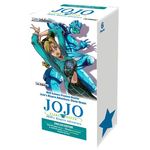 Jojos Bizarre Adventure Stone Ocean, Weiss Schwarz, 1 Pack - English