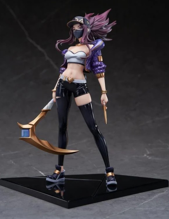 Akali Figure, Akari Figure, 1/7 Scale Pre-painted Statue, KDA, League of Legends, APEX