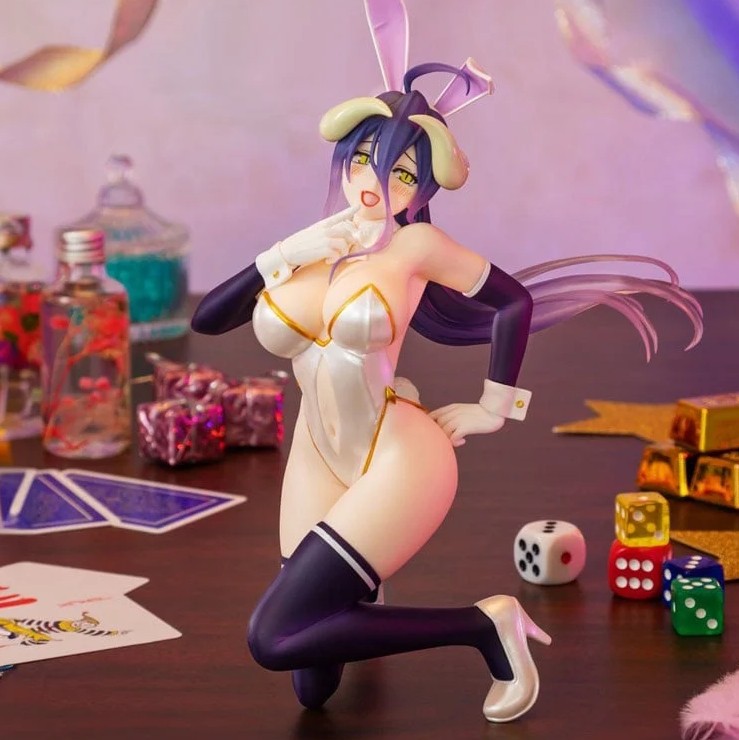 Albedo Figure, Seventh Carat (Bunny Ver.), White Ver., Overlord, System Service