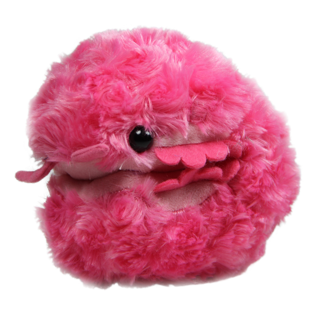 Dangomushi Super Soft Larva Roly Poly Plush Toy Pink Size 6 Inches