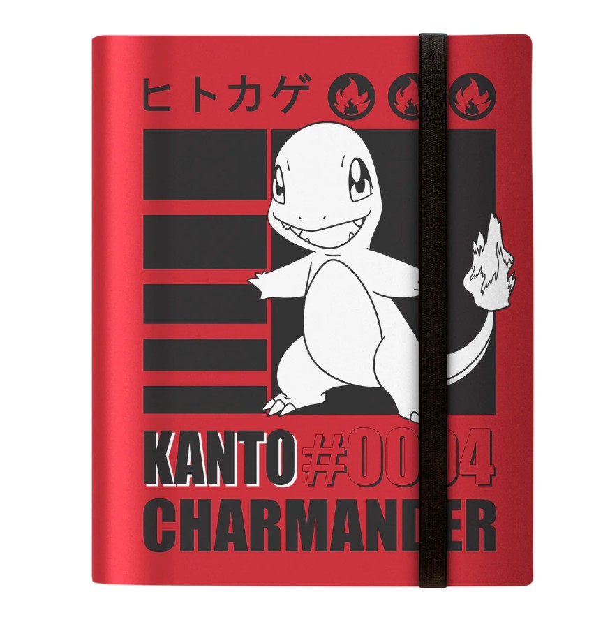 Pokemon Trading Card Game Charmander 9 Pocket Pro Binder - Holds 360 Cards