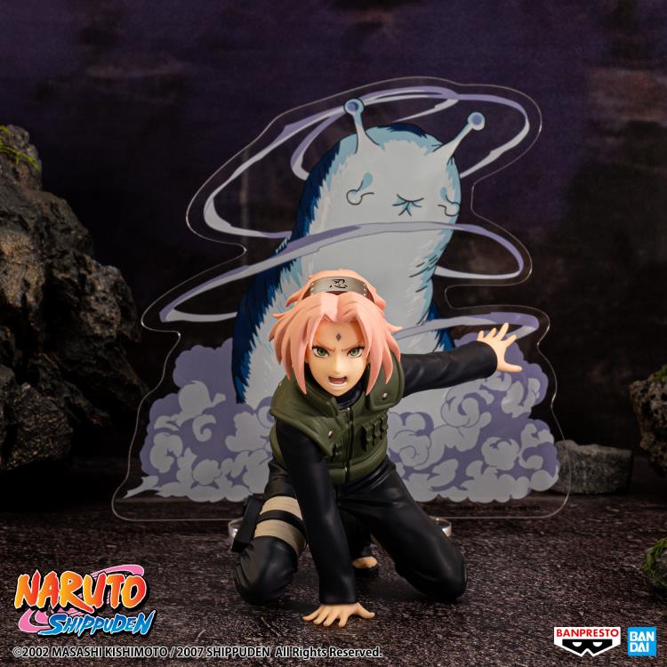 Sakura Haruno Figure, Panel Spectacle, The New Three Caves, Naruto, Banpresto