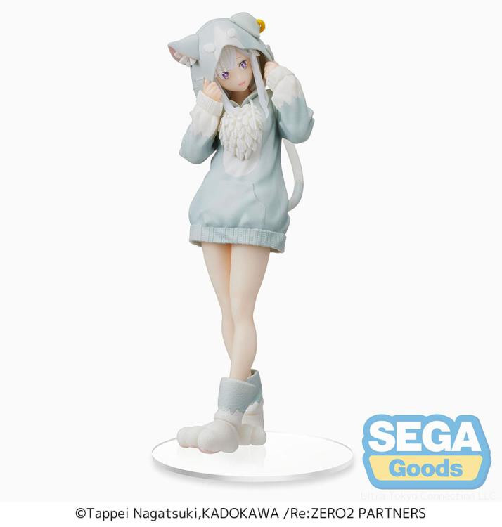 Emilia Figure, The Great Spirit Pack, Re:Zero - Starting Life in Another World, Sega