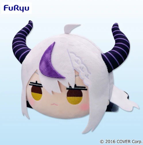 Hololive Laplus La+ Darknesss Lying Down Big Plush Nesoberi 10 Inches Furyu