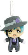 Floyd Leech Plush Doll Chain 6 Inches Tomonui Vol. 4 Twisted Wonderland Banpresto