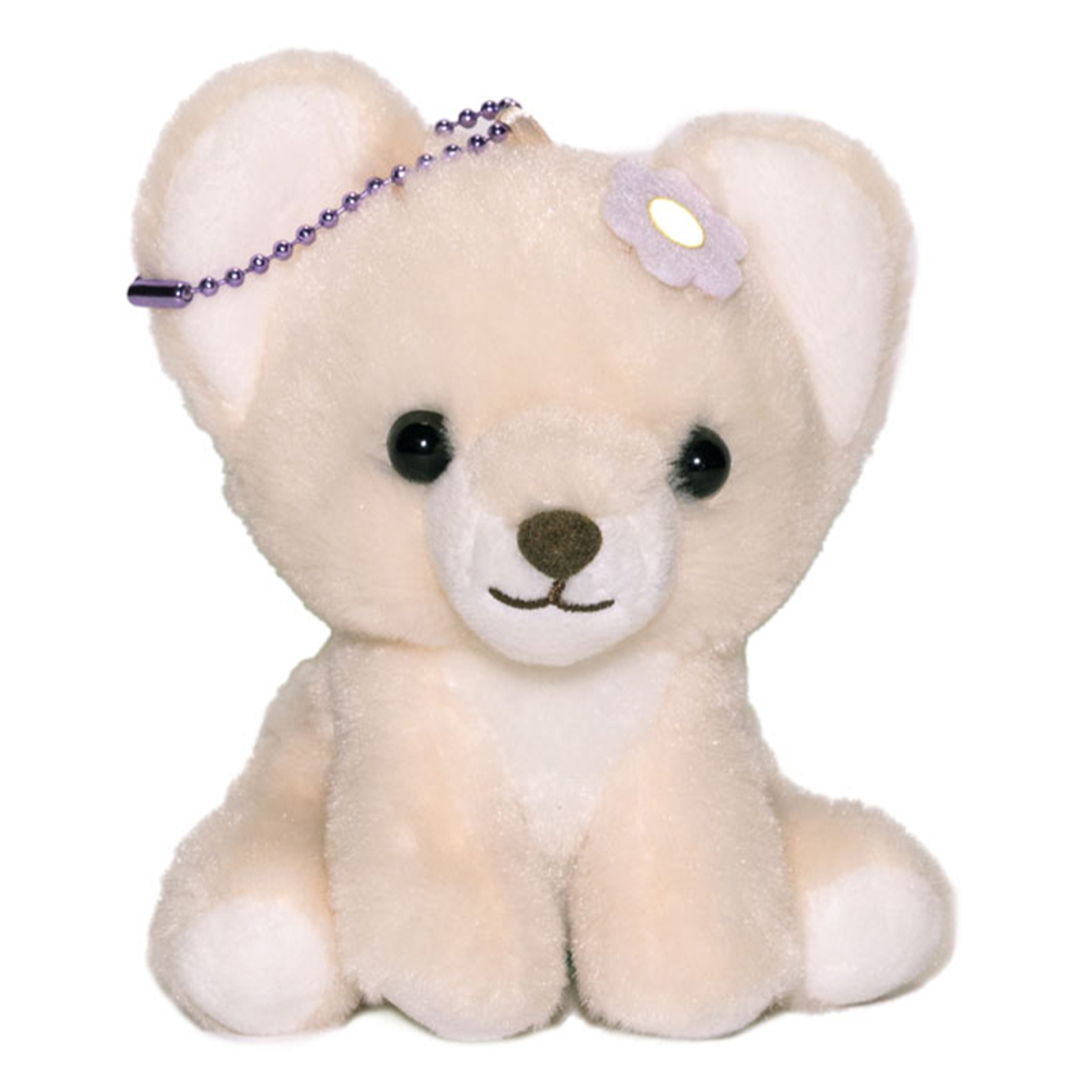 Lioness Plush Keychain Light Beige