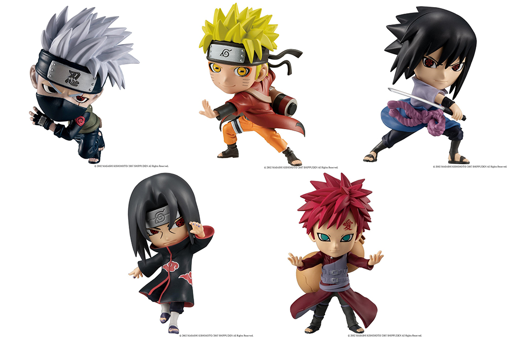 Naruto Mini Figure, Chibi Masters, Bandai