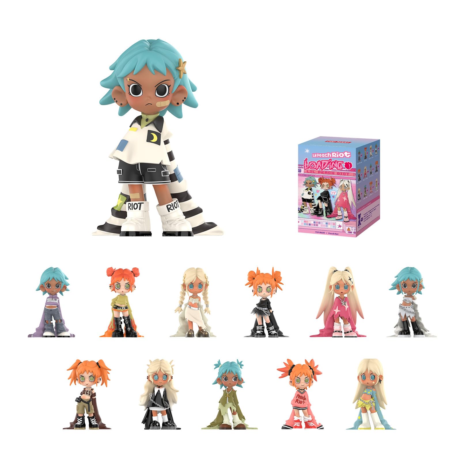 Lil Peach Riot - Loading Figures - Pop Mart - Random Blind Box Figure