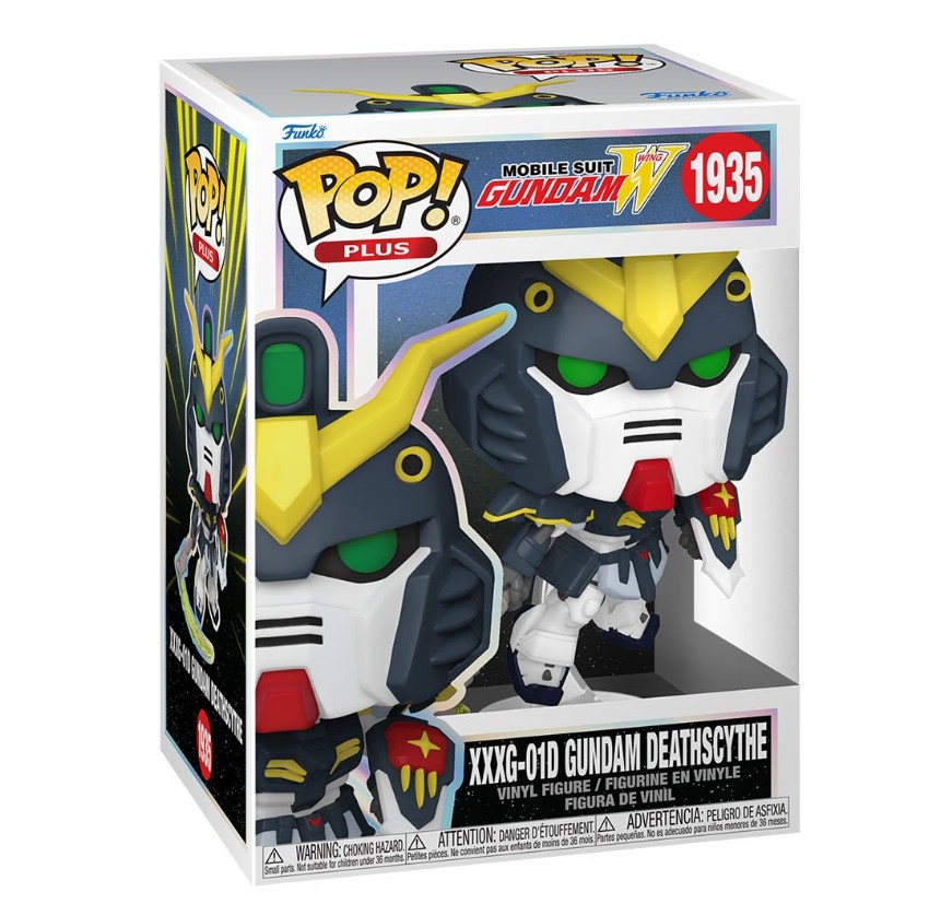 XXXG-01D Gundam Deathscythe Figure, Mobile Suit Gundam, Funko Pop Plus 1935