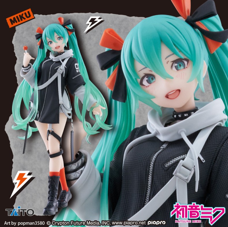 Hatsune Miku Figure Fashion Punk Ver. Vocaloid, Taito