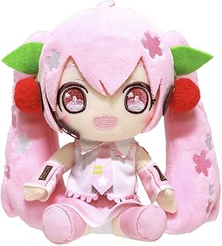 Sakura Miku Plush Doll Small Size 7 Inches Vocaloid Sega