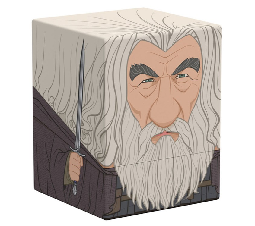 The Hobbit Squaroes - Deck Box - Square Boulder 100+, Gandalf the Grey