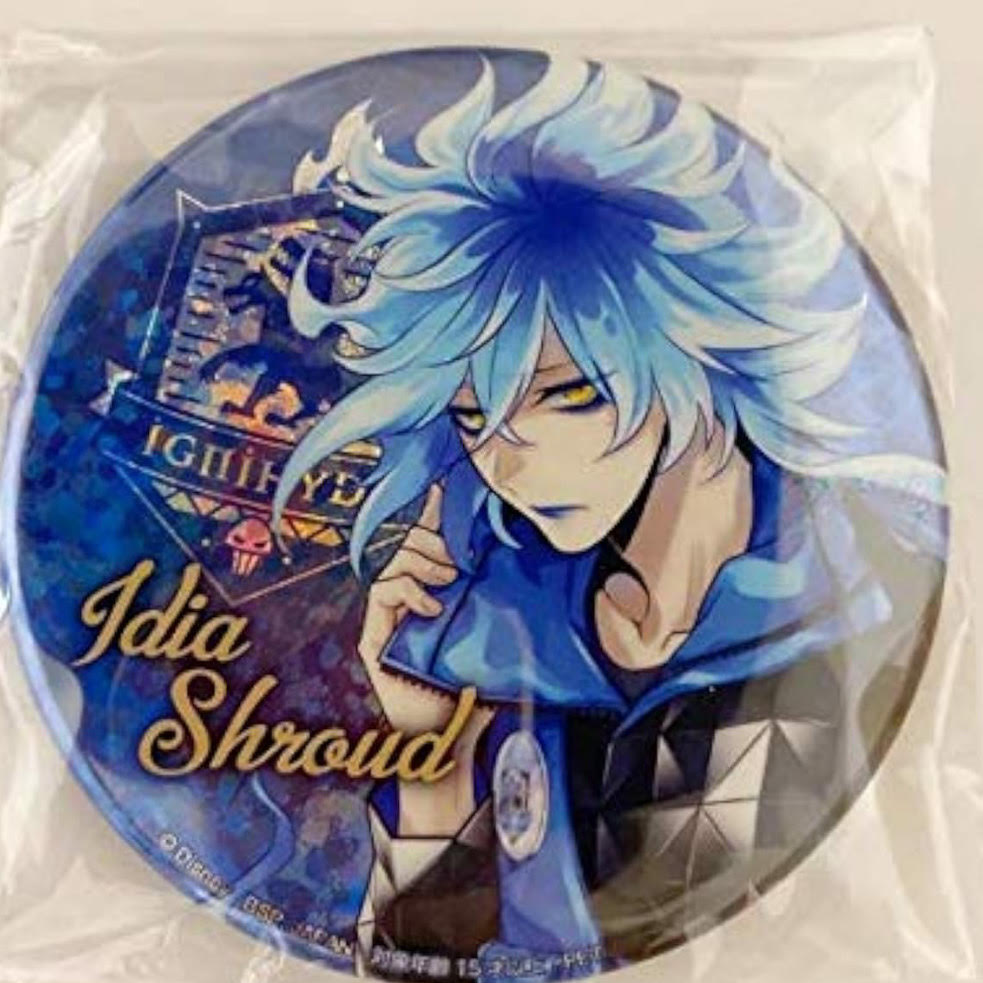 Twisted Wonderland Idia Shroud Glitter Pin Badge Big