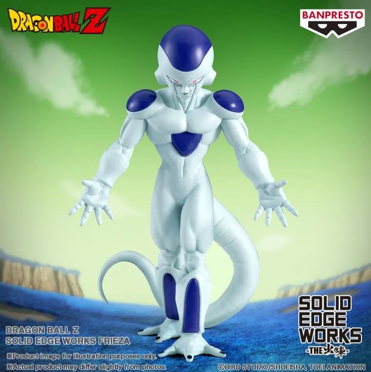 Frieza Figure, Solid Edge Works, Dragon Ball Z, Banpresto