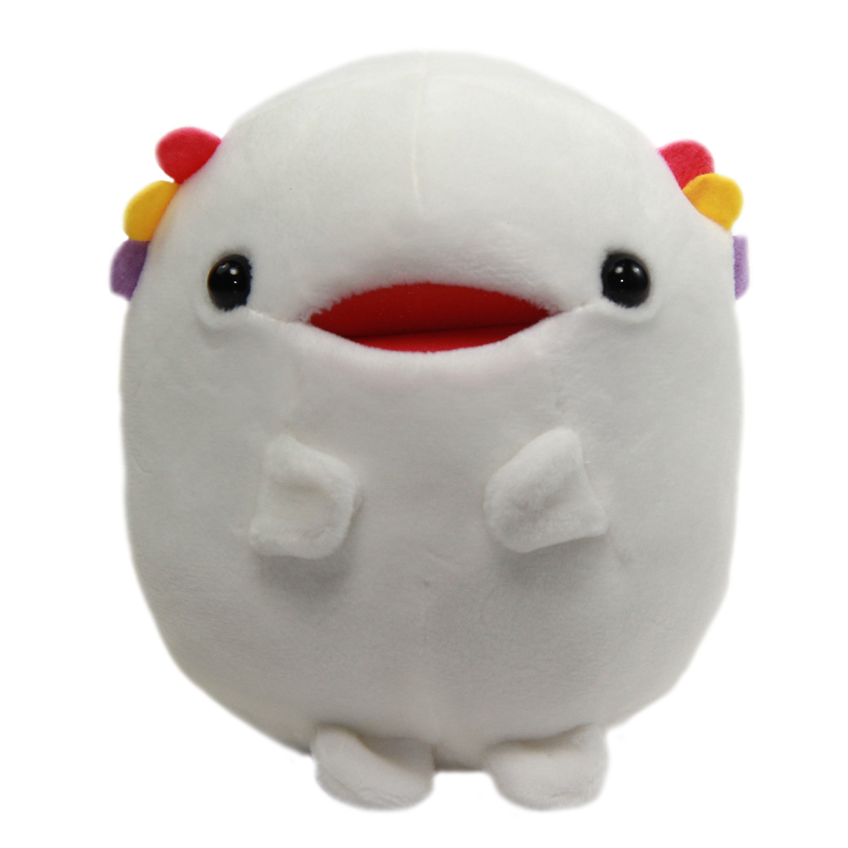 Albino Axolotl Plush Toy Tachippa!! Standing Super Soft Stuffed Animal White Uparupa 5