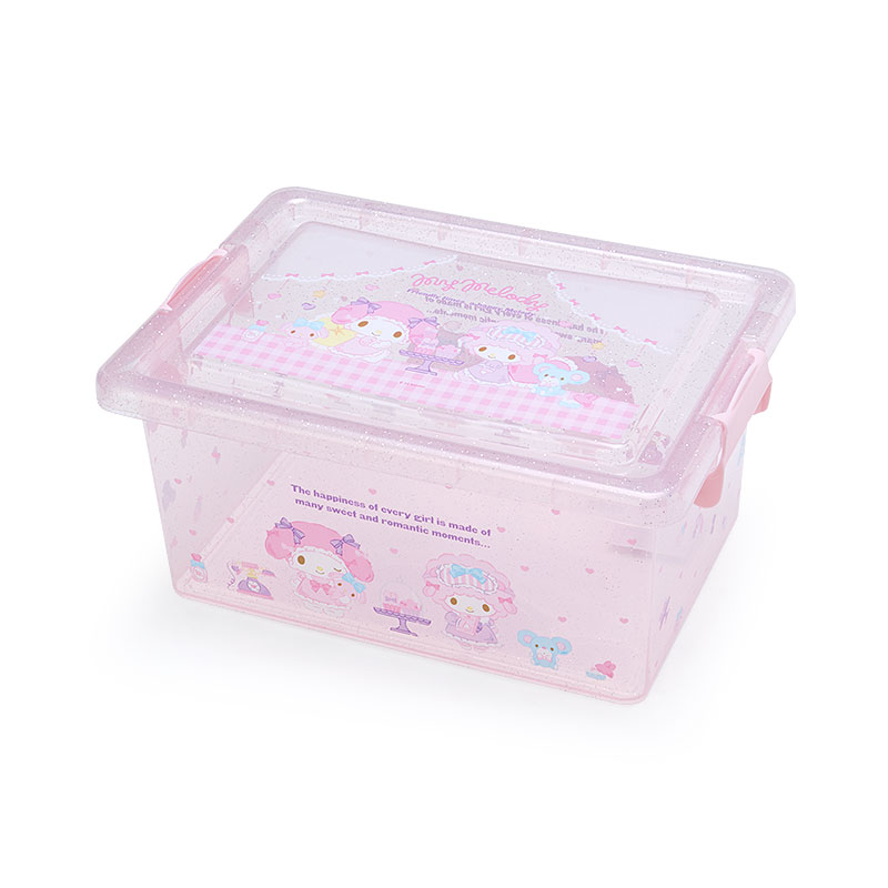 My Melody Plastic Container, Storage Bin, Organizer, Pink, Sanrio