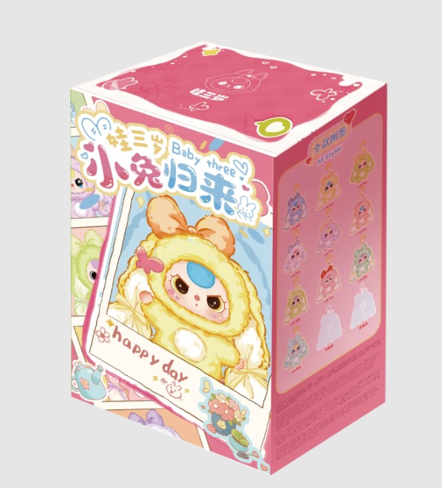 Baby Three Bunny Return Plush Doll Random Blind Box