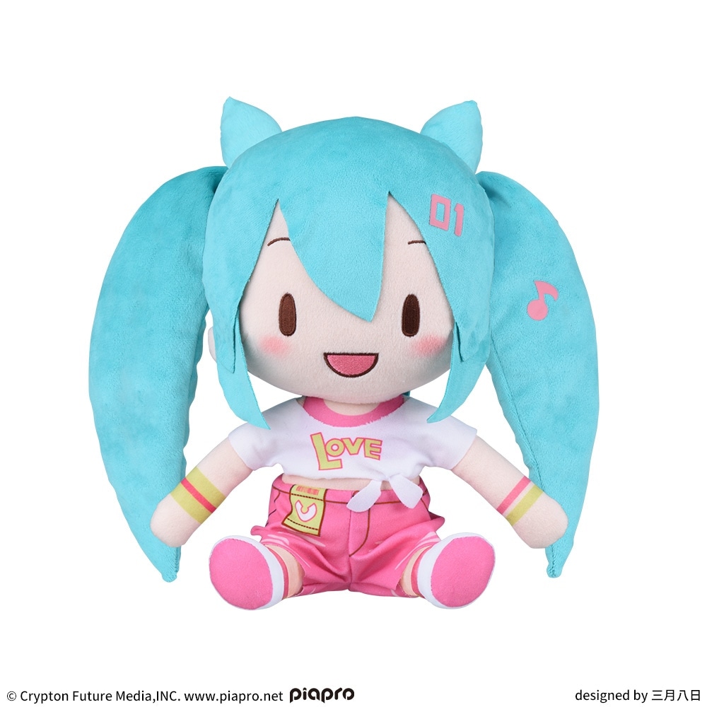Hatsune Miku Plush Doll, Live Support, Fuwa Puchi Live Ver, Vocaloid, Hatsune Miku: Live Stage!, 11 Inches, Small Size, Sega