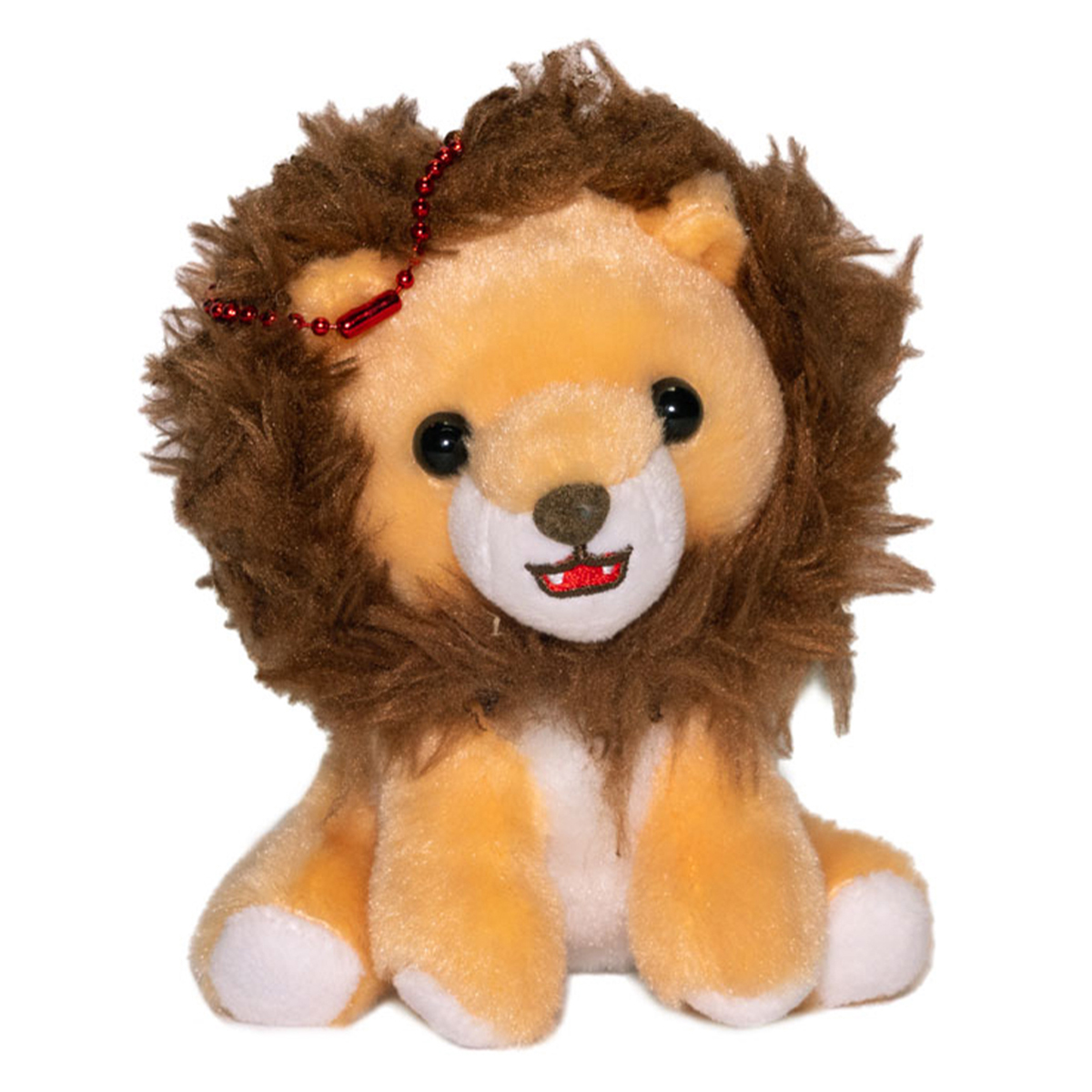 Lion Plush Keychain Light Brown