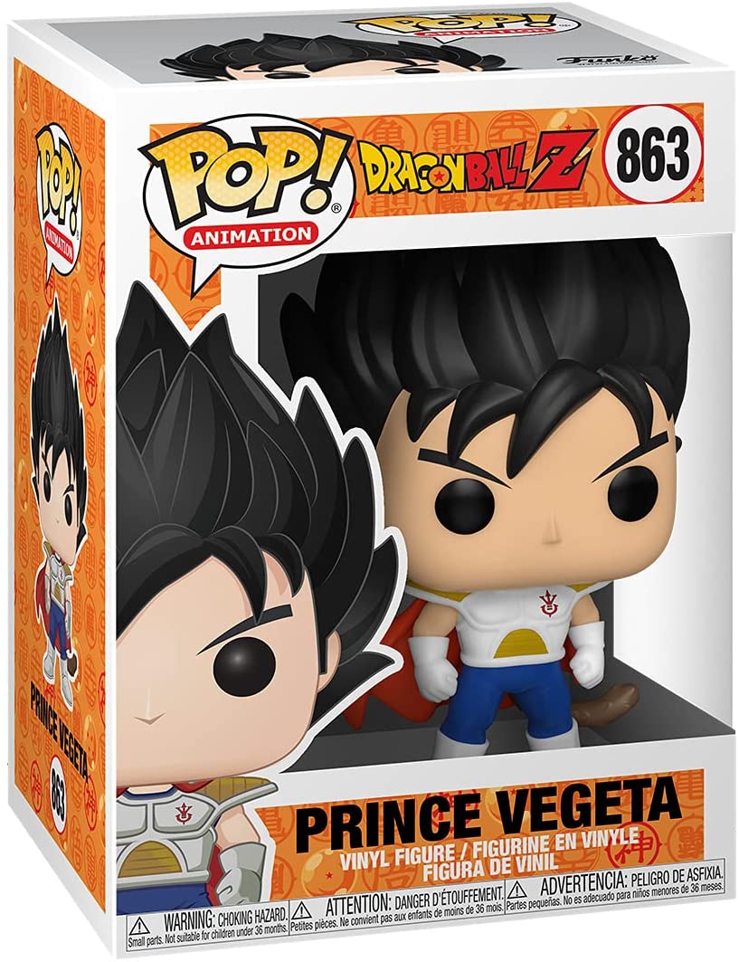 Prince Vegeta Dragon Ball Z Funko Pop Animation 3.75 Inches - Funko Pop 863