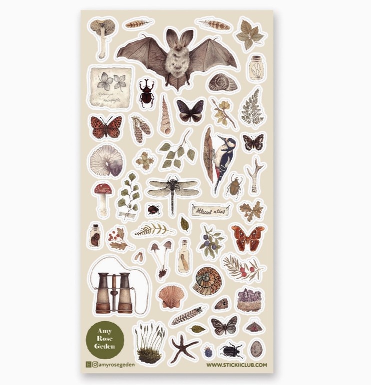 The Naturalist Sticker Sheet