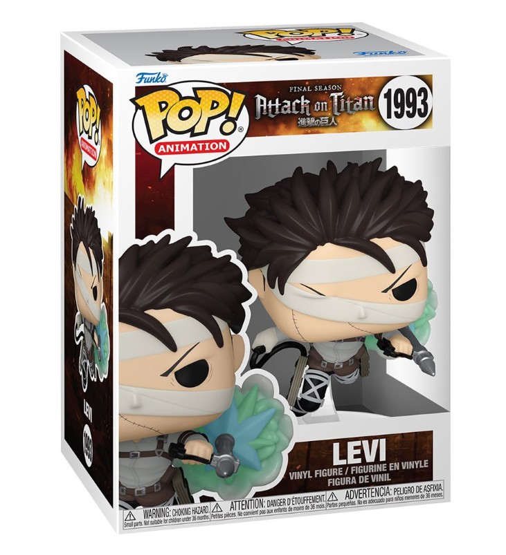 Levi Funko Pop Attack on Titan - Funko Pop 1993