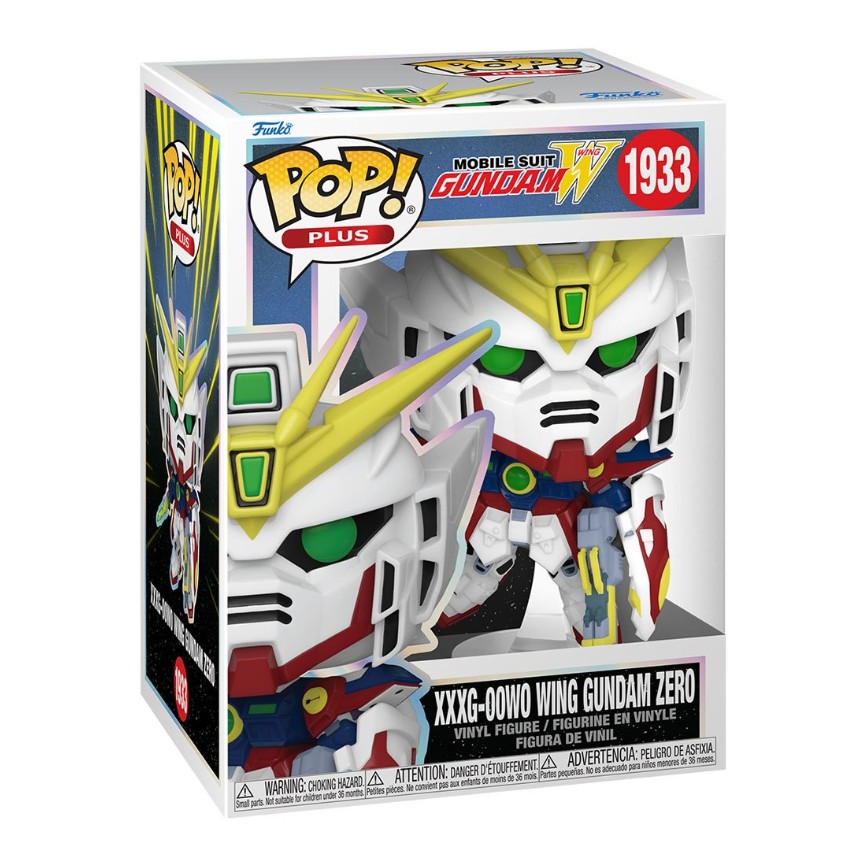 XXXG-00W0 Wing Gundam Zero Figure, Mobile Suit Gundam, Funko Pop Plus 1933