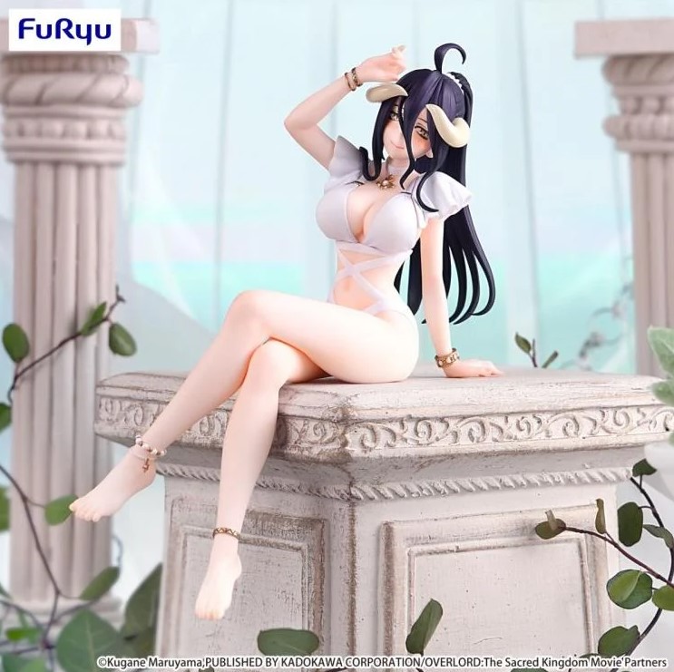 Albedo Figure, Noodle Stopper, White Swimsuit Ver., Overlord, Furyu