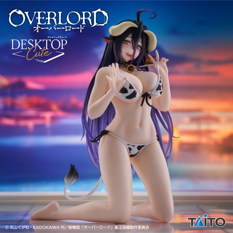 Albedo Figure - Desktop Cute Cow Print Bikini Overlord by Taito