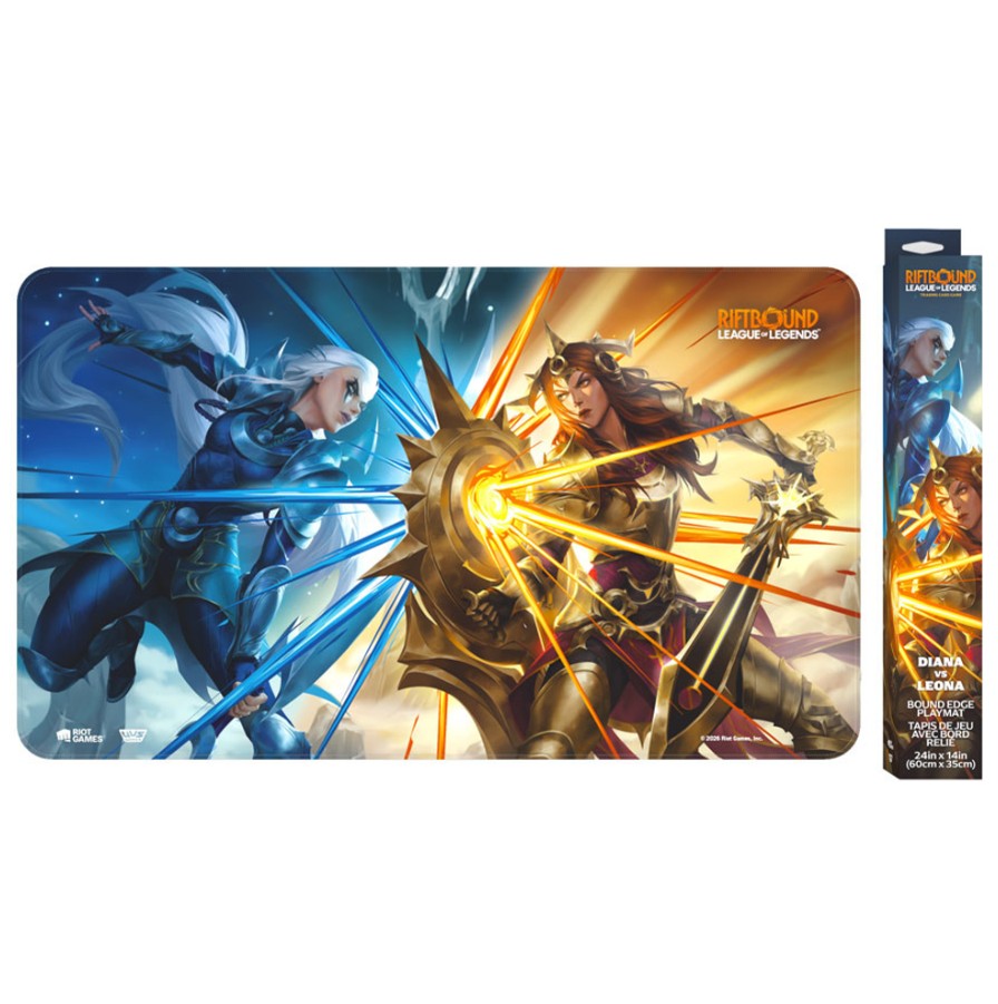 League of Legends Riftbound Vendetta Playmat - Diana vs Leona